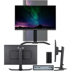 Монитор IIYAMA GB2470HSU-B5 A, 27'' 16:9 1920х1080(FHD) IPS, nonGLARE, 195 Hz, 250cd/m2, H178°/V178°, 1000:1, 80M:1, 16.7M, 0,8 ms, HDMI, DP, USB-Hub, Height adj, Tilt, Swivel, Speakers, 1Y, Black (GB2470HSU-B5 A)