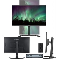 Монитор IIYAMA GB2770HSU-B5 A,  27'' 16:9 1920х1080(FHD) IPS, nonGLARE, 165 Hz, 250cd/m2, H178°/V178°, 1100:1, 80M:1, 16.7M, 0,8 ms, HDMI, DP, USB-Hub, Height adj, Tilt, Swivel, Speakers, 1Y, Black (GB2770HSU-B5 A)