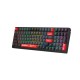 Клавиатура игровая беспроводная Bloody WS98 Bloody Red <механическая>