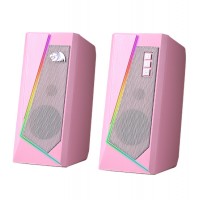 Акустическая система Defender Redragon Anvil (2.0),Розовый, SPK active RMS 3Wx2, USB power SPK active RMS 3Wx2, USB power [71776,Pink