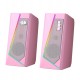 Акустическая система Defender Redragon Anvil (2.0),Розовый, SPK active RMS 3Wx2, USB power SPK active RMS 3Wx2, USB power [71776,Pink