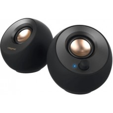 Акустическая система Creative Pebble v2 MF1695 2.0, black, SPK active Creartive RMS 4Wx2, USB, [51MF1695AA000]