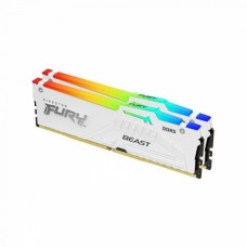 Оперативная память Kingston FURY Beast 64Gb (32x2) kit, DDR5 6000 MT/s, KF560C36BWEAK2-64, White