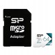 Карта памяти SDXC Silicon Power, SP064GBSTXBU1V21SP, 64GB, Class 10, MemoryCard micro +adapter SD