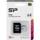 Карта памяти SDXC Silicon Power, SP064GBSTXBU1V21SP, 64GB, Class 10, MemoryCard micro +adapter SD
