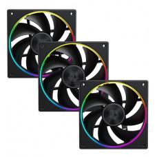 Комплект вентиляторов ID-Cooling, AF-127-ARGB-K TRIO, 12cm, Fan kit for case, x 3, 500-2000rpm, 78CFM, 29dBA, black, 4pin
