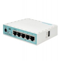 Сетевой маршрутизатор MikroTik hEX RB750GR3, Router 5 port 10/100/1000M, (4+1) RJ45, PoE, mSD, USB, [RB750Gr3]