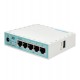 Сетевой маршрутизатор MikroTik hEX RB750GR3, Router 5 port 10/100/1000M, (4+1) RJ45, PoE, mSD, USB, [RB750Gr3]