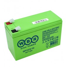 Батарея для UPS 12V, 7.2Ah, WBR GP1272 F2, 151x65x94mm