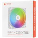 Вентилятор ID-Cooling, WF-14025-XT ARGB WHITE, 14cm, Fan for case, 500-1600rpm, 80.6CFM, 31.2dB, 4pin