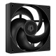 Вентилятор ID-Cooling, AS-120-K, 12cm, Fan for case, 1250rpm, 45CFM, 21dBA, 45 CFM, black, 3pin