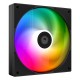 Вентилятор ID-Cooling, AS-120-ARGB-K, 12cm, Fan for case, 300-2000rpm, 58CFM, 27.2dBA, black, 4pin+3pin