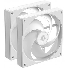 Комплект вентиляторов 14см ID-Cooling AS-140-W DUET, Fan kit for case, 14cm x 2, 300-1800rpm, 72.2CFM, 24.9 dBA, 4pin