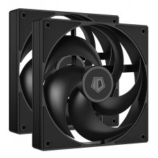 Комплект вентиляторов 14см ID-Cooling AS-140-K DUET, Fan kit for case, 14cm x 2, 300-1800rpm, 72.2CFM, 24.9 dBA, 4pin