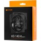 Комплект вентиляторов 14см ID-Cooling AS-140-K DUET, Fan kit for case, 14cm x 2, 300-1800rpm, 72.2CFM, 24.9 dBA, 4pin