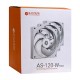 Комплект вентиляторов 12см ID-Cooling AS-120-W TRIO, Fan kit for case, 12cm x 3, 300-2000rpm, 58CFM, 27.2 dBA, 4pin