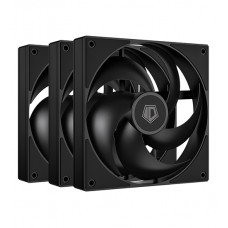 Комплект вентиляторов 12см ID-Cooling AS-120-K TRIO, Fan kit for case, 12cm x 3, 300-2000rpm, 58CFM, 27.2 dBA, 4pin