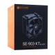 Система охлаждения ID-Cooling SE-903-XT BLACK, Cooler for S1700/1200/115x/AMD, 130W, 9cm fan, 2200rpm, 45.8CFM, 4pin