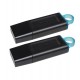 Флешка USB Kingston DTX, 64GB, Черный, flash DTX/64GB-2P, USB 3.2, black