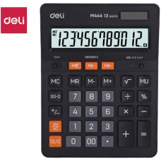 Калькулятор настольный DELI "М444" 12 разрядный, 204х155х35 мм, черный (044-M444)