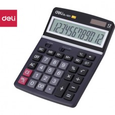 Калькулятор настольный DELI "1631" 12 разрядный, 195х148х46 мм, черный (044-1631)