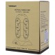 Сетевой фильтр + зарядка Tessan TPS02-DE, 2m, Серый, 12 розеток, 16A, 3 USB 2.4A max, switch, grey