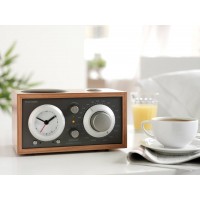 Радиоприемник с часами Tivoli Model Three BT Цвет: Вишня/Серый [Cherry/Taupe]