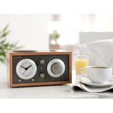Радиоприемник с часами Tivoli Model Three BT Цвет: Вишня/Серый [Cherry/Taupe]