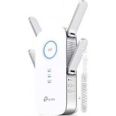 Повторитель беспроводной AC2600 Tp-Link RE650  <AC2600 усилитель Wi-Fi сигнала с поддержкой OneMesh™, GbE LAN порт, 800 Mbps 2,4 GHz + 1733 Mbps 5 GHz, 802.11b/g/n/ac,  4×4 MU-MIMO, Beamforming, 4 внешние антенны>