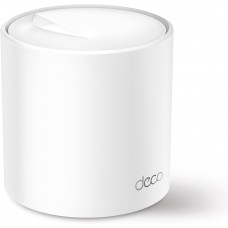 Домашняя Mesh Wi-Fi система GbE AX3000 Tp-Link Deco X50 (1 устройства) <Бесшовный роуминг, Wi-Fi 6, 5 ГГц: до 2402 Мбит/с (802.11ax), 2,4 ГГц: до 574 Мбит/с (802.11ax), 802.11ax/ac/a/b/g/n, 3 гигабитных порта LAN/WAN, 2 встроенные антенны, Beamforming,