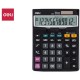 Калькулятор настольный DELI "1630" 12 разрядный, 188х140х44 мм, черный (044-1630)