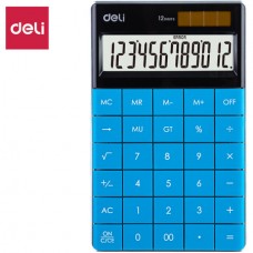 Калькулятор настольный DELI "1589" 12 разрядный, 165х103х16 мм, синий (044-1589/BU)
