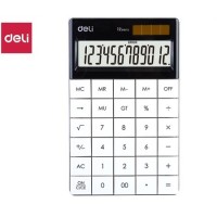 Калькулятор настольный DELI "1589" 12 разрядный, 165х103х16 мм, белый (044-1589/WH)