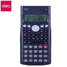 Калькулятор научный DELI 1710, 10+2 разрядов, 240 функций, 162х84х19 мм,темно синий (044-1710)