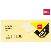 Клейкие листки DELI "Stick Up", 51х38 мм, 3 блока х 100 л, желтые (044-00153)