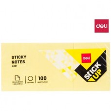 Клейкие листки DELI "Stick Up", 51х38 мм, 3 блока х 100 л, желтые (044-00153)