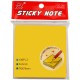 Клейкие листики "Sticky" 76х76 мм, 5 неоновых цветов, 100 листов (004-GS04)