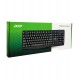 Клавиатура USB, Acer OKW301, Черный, KeyBoard 104 buttons, rus/lat, Black