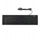 Клавиатура USB, Acer OKW010, Черный, KeyBoard 105+10 buttons, rus/lat, black