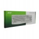 Клавиатура USB, Acer OKW301, Белый, KeyBoard 104 buttons, rus/lat, White