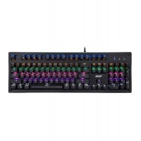Клавиатура USB, Acer OKW127, Черный, KeyBoard 104 buttons, rus/lat, Black