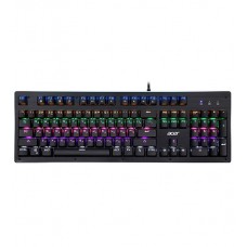 Клавиатура USB, Acer OKW127, Черный, KeyBoard 104 buttons, rus/lat, Black