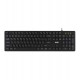 Клавиатура USB, Acer OKW122, Черный, KeyBoard 104 buttons, rus/lat, black