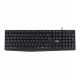 Клавиатура USB, Acer OKW121, Черный, KeyBoard 104 buttons, rus/lat, black