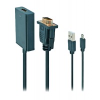 Конвертер VGA Cablexpert A-VGA-HDMI-01, converter, VGA -> HDMI, Black