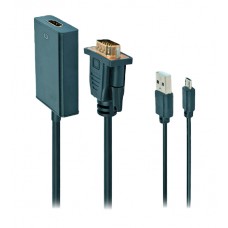 Конвертер VGA Cablexpert A-VGA-HDMI-01, converter, VGA -> HDMI, Black