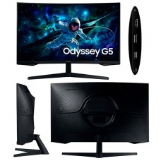 Монитор Samsung LS27CG550EIXCI, LCD 27" 2560x1440 (VA) 165Hz, 1ms, 300 cd/m2, 2500:1, DP/HDMI
