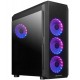 Корпус ATX midi tower Chieftec, Scorpion IV, GL-04B-OP,  4*120mm ARGB fans, tempered glass, (без БП), Case