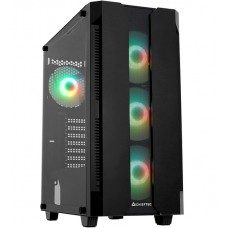 Корпус ATX midi tower Chieftec, Gaming Hunter, GS-01B-OP,  4*120mm ARGB fans, tempered glass, (без БП), Case