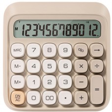 Калькулятор настольный DELI "М36" 12 разрядный, 130х133х27 мм, серый (044-M36GR)